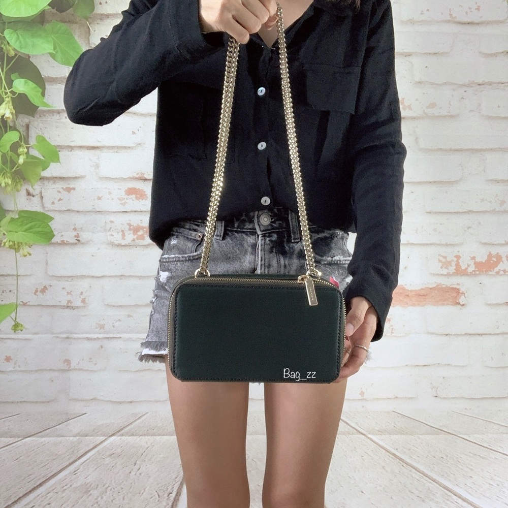 Kate Spade Connie Double Zip Chain Crossbody - Picture 3 of 8